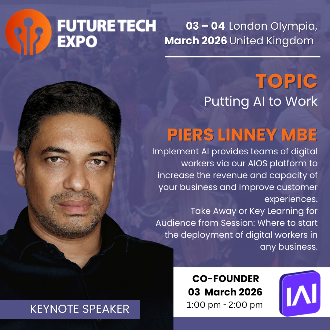 Future Tech Expo: London Olympia, 3rd March 2026